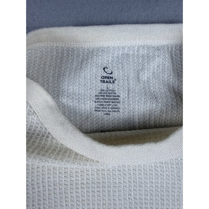 Open Trails Thermal Waffle Knit Shirt - L