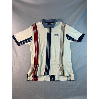 Vintage Chaps Ralph Lauren Striped Polo Shirt - XL