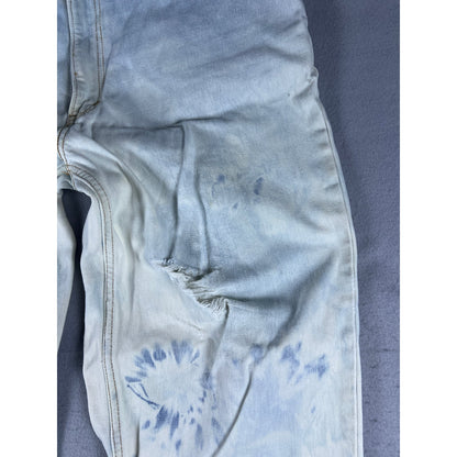 Levi's 560 Comfort Fit Tie Dye Distressed Jeans - 38x32