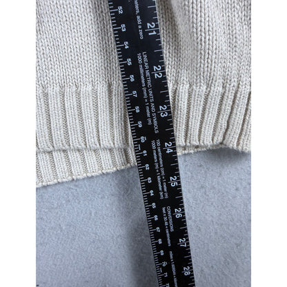 Chaps 1/4 Zip Preppy Sweater - M