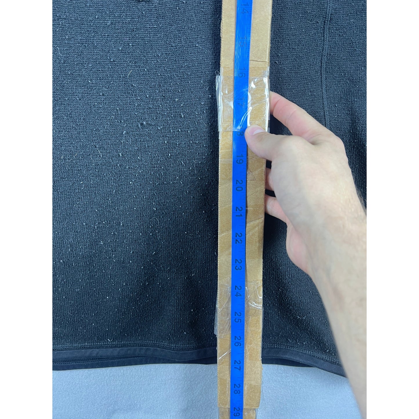Black Patagonia 1/2 Zip Fleece Jacket - XXL