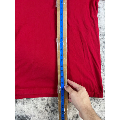 Vintage Adidas Red Spellout T-shirt - M