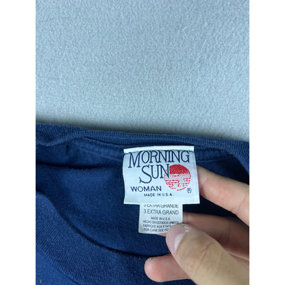 Vintage Morning Sun Birds Bath T-Shirt Womens - 3XL