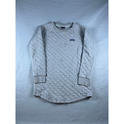 Gray Patagonia Quilted Sweatshirt Womans - S