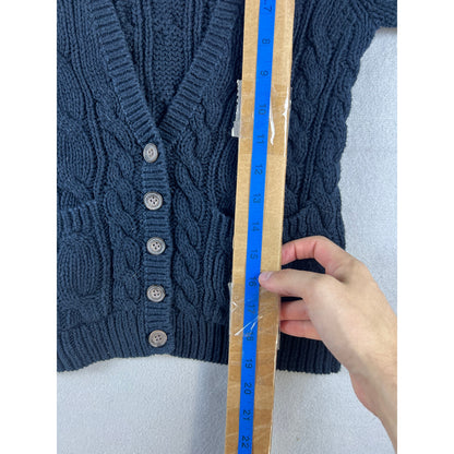 Abercrombie & Fitch Cable Knit Cardigan Youth - S