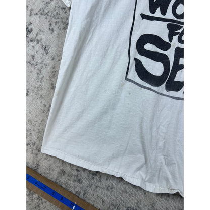 Vintage 90s Will Work For S*x T-Shirt - XL