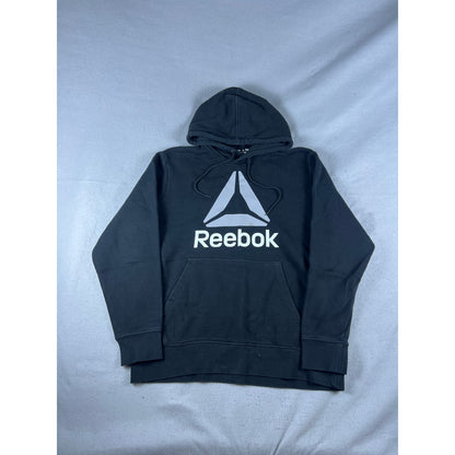 Reebok Logo Hoodie Sweatshirt - L
