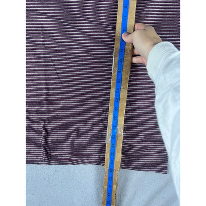 Vintage 90s Striped Single Stitch T-Shirt - L