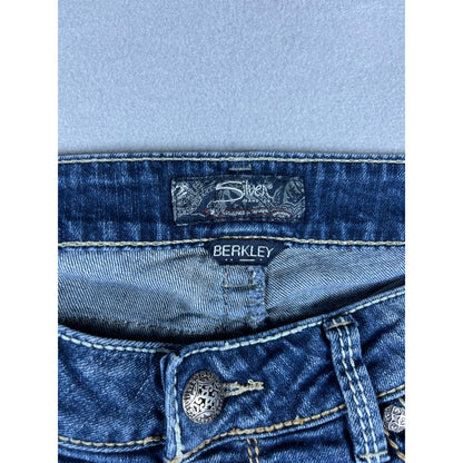 Silver Berkley Bootcut Low Rise Jeans Womens - 34x31