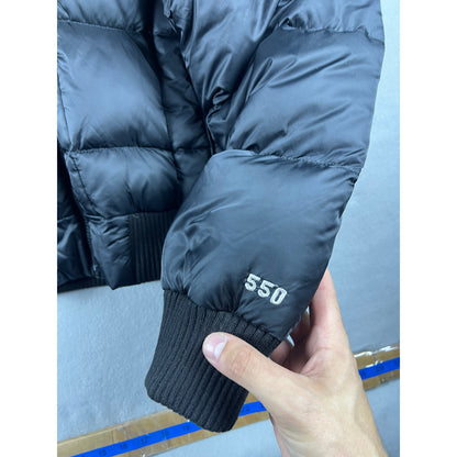 The North Face 550 Black Fur Down Jacket - L