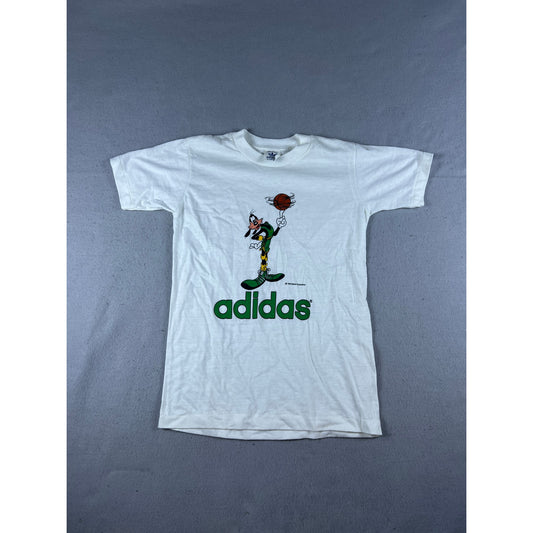Vintage Adidas Goofy Disney Basketball T-Shirt Youth - L 16-18