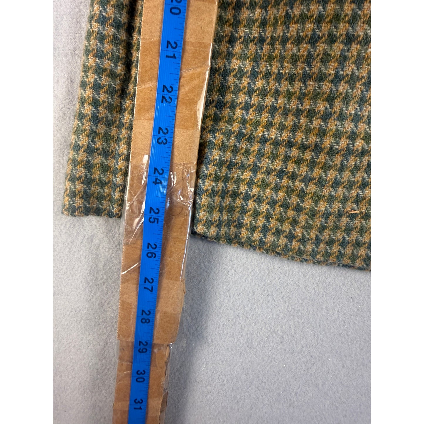 Vintage Houndstooth Tweed Skirt - S