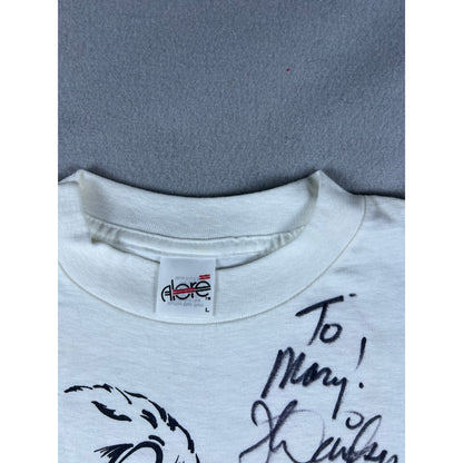 Vintage John Davidson Autographed Graphic T-Shirt - L