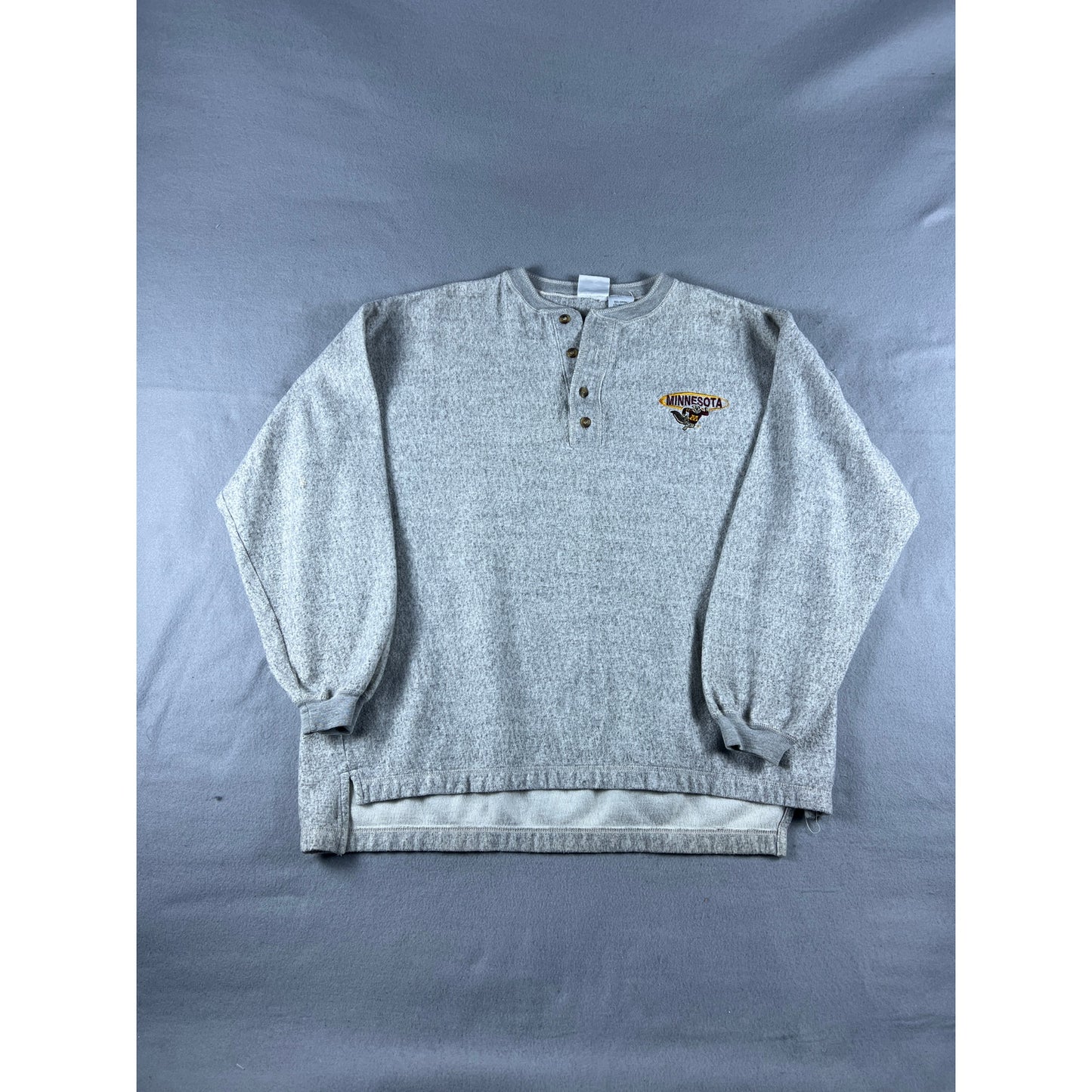Vintage Minnesota Golden Henley Crewneck - L