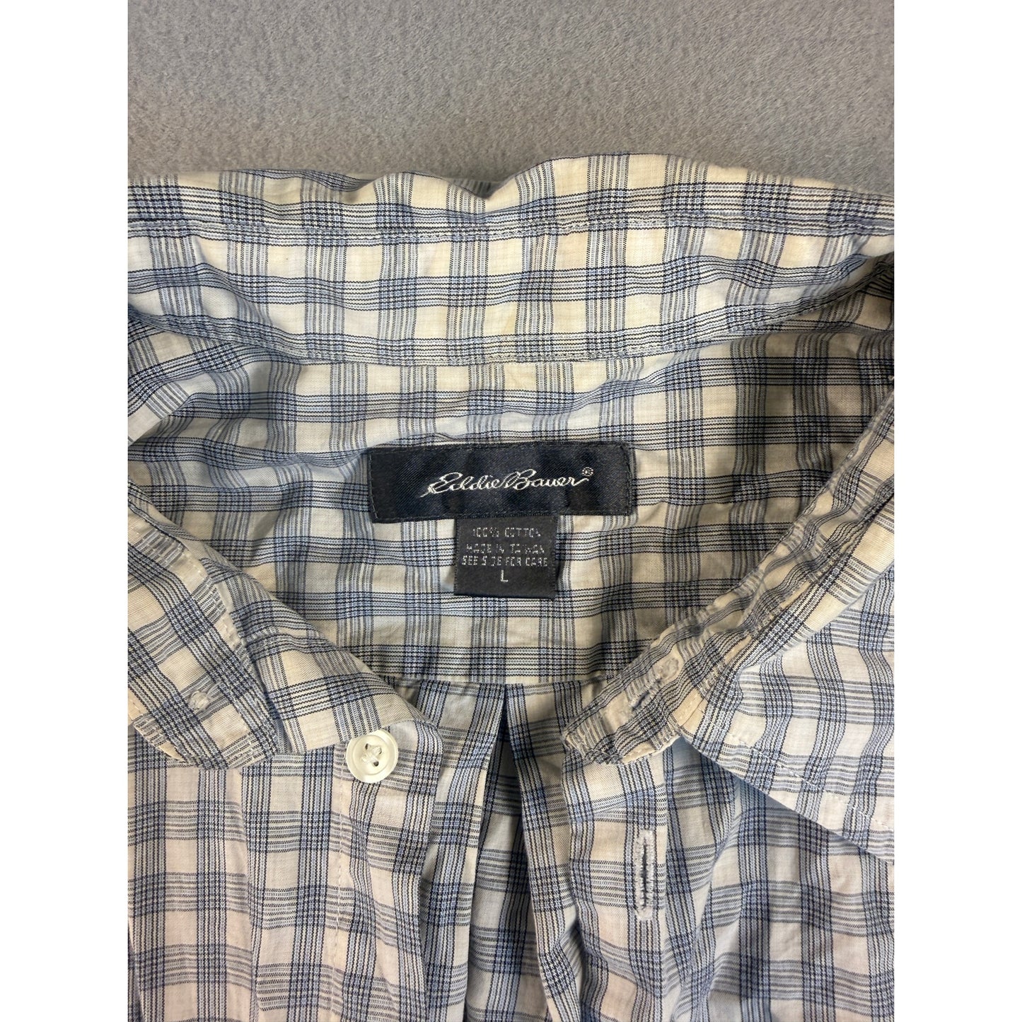 Eddie Bauer Plaid Shirt - L