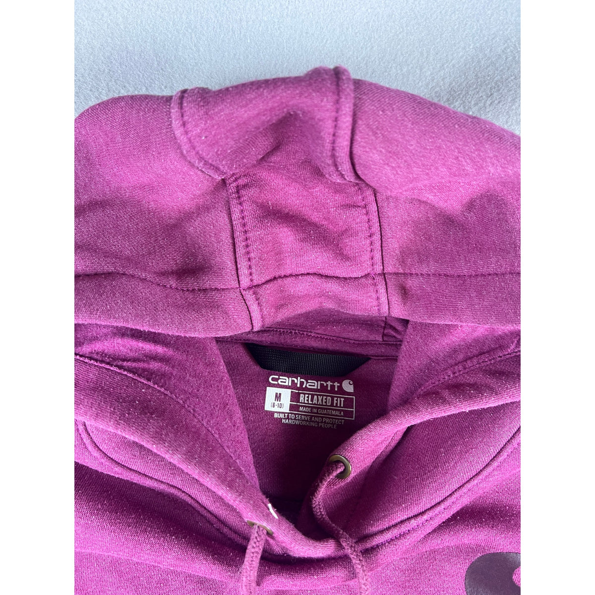 Carhartt Relaxed Fit Hoodie Sweatshirt Womens - M