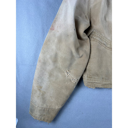 Vintage Carmel Tan Cropped Carhartt Jacket - XL