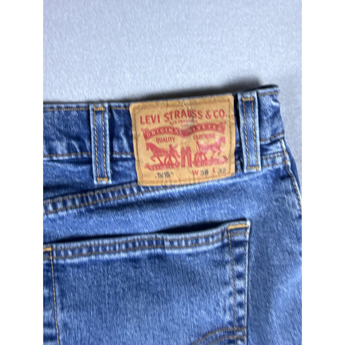 Levi's 505 Regular Fit Denim Jeans - 38x32