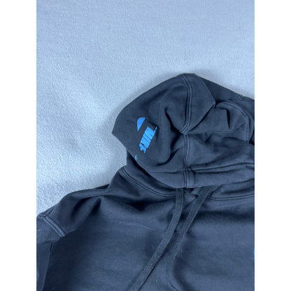 Nike Multi Logo Hoodie Sweatshirt - L