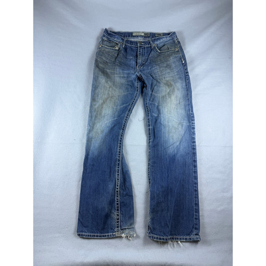 BKE Tyler Straight Thick Stitch Jeans - 33R