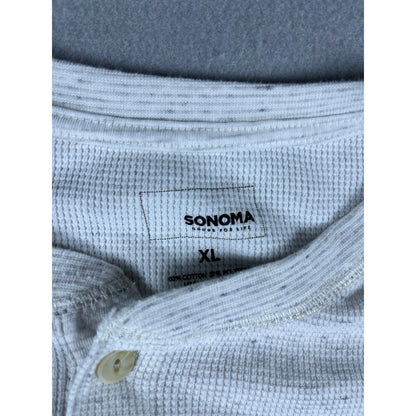 Sonoma Thermal Henley Shirt - XL