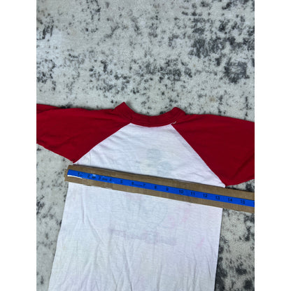 Vintage 80s Mickey Mouse Baseball Cut T Shirt - 10/12Y