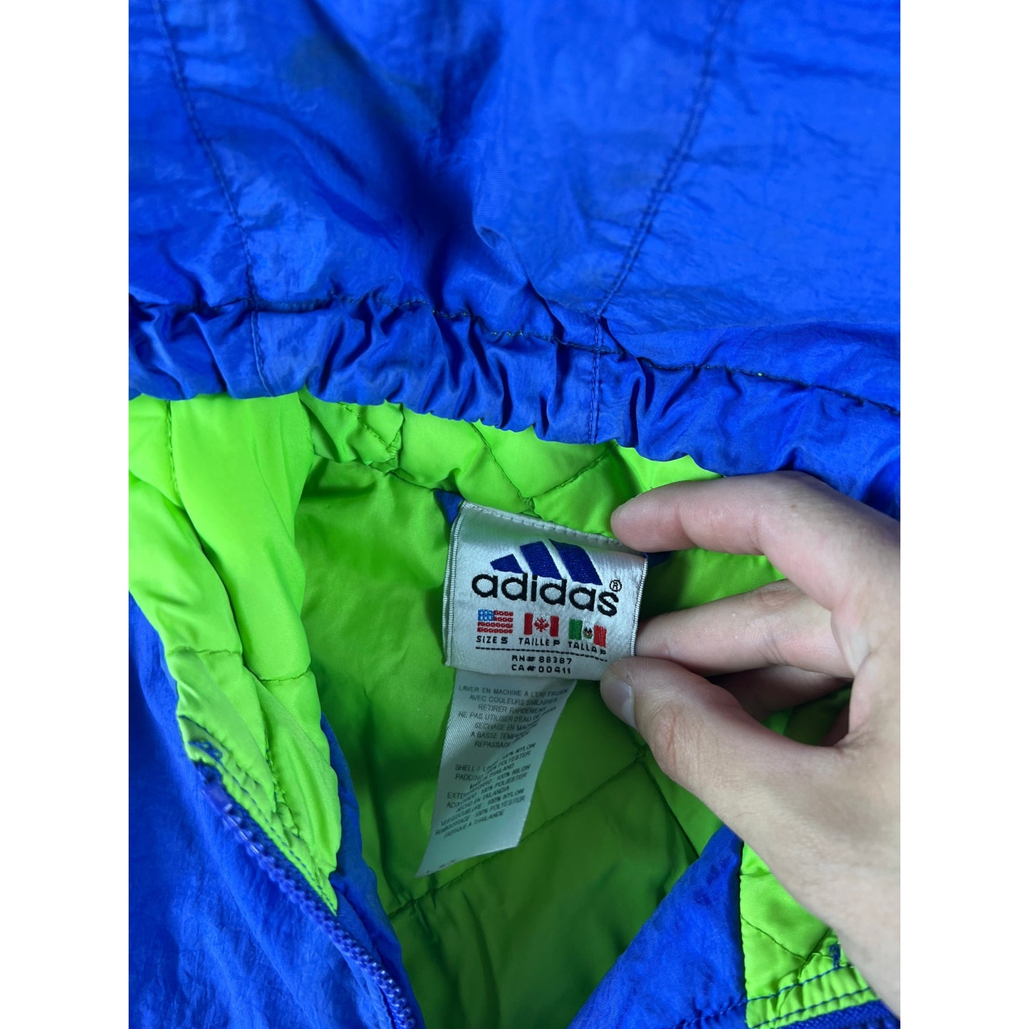 Vintage Adidas Puffer Jacket Youth - S