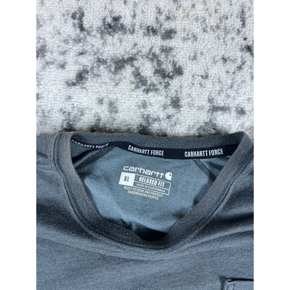 Gray Carhartt Pocket Logo T-shirt - L