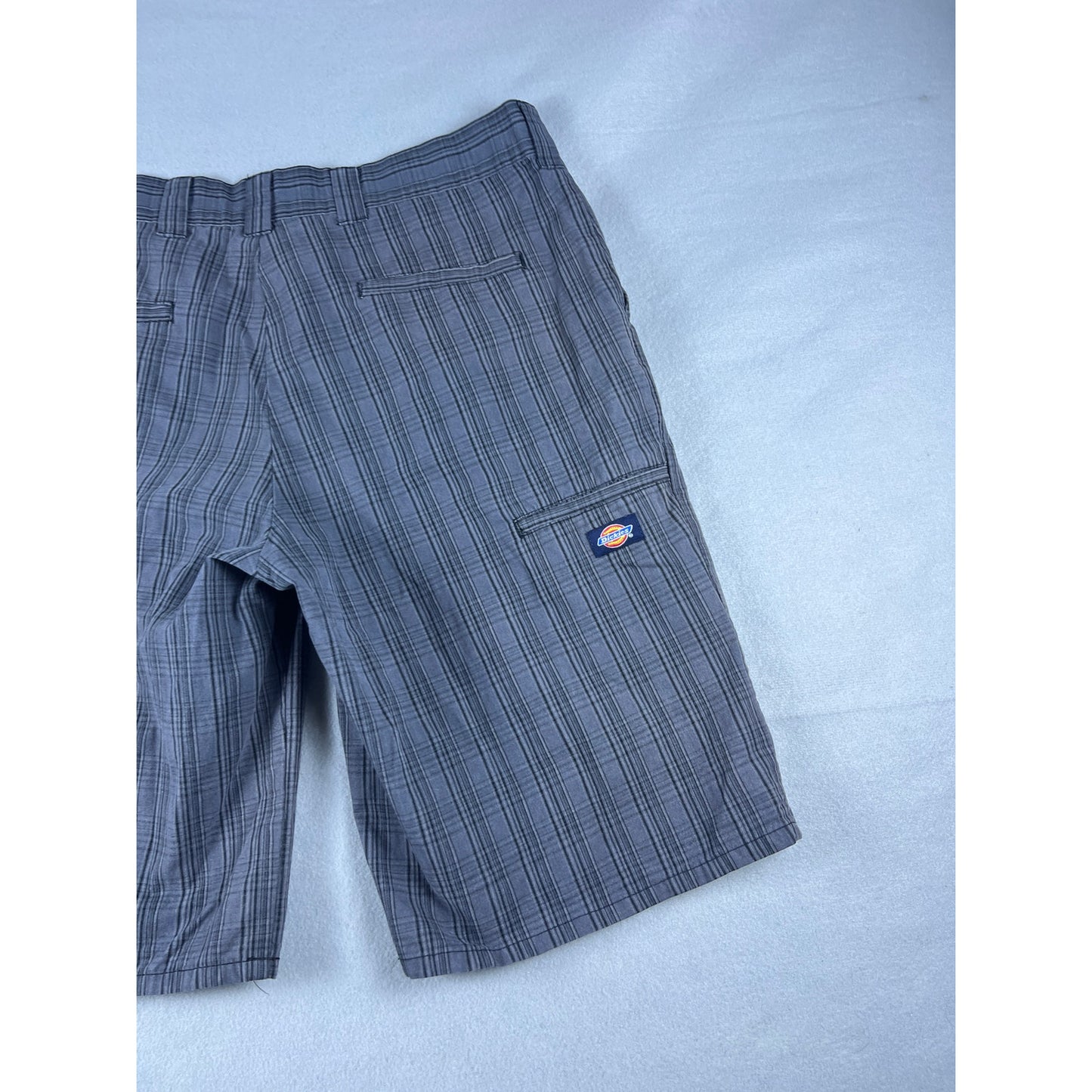 Y2k Plaid Gray Dickies Shorts - 34