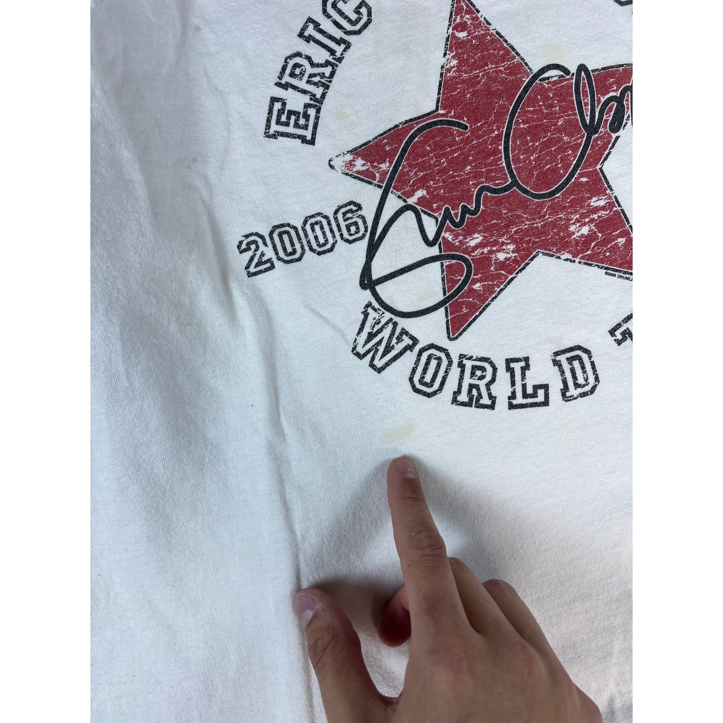 Vintage Eric Clapton World Tour Shirt - XL