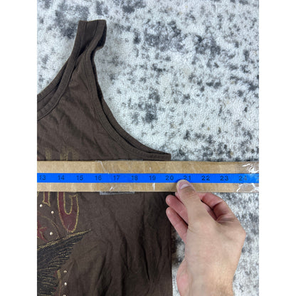 Vintage Brown Harley Davidson Tank Top - XL