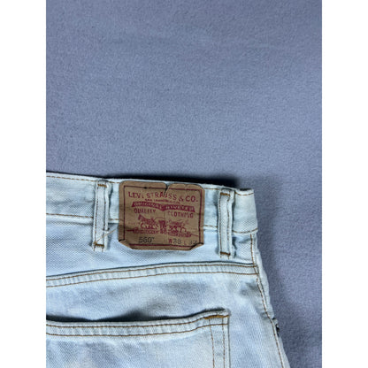 Levi's 560 Comfort Fit Tie Dye Distressed Jeans - 38x32