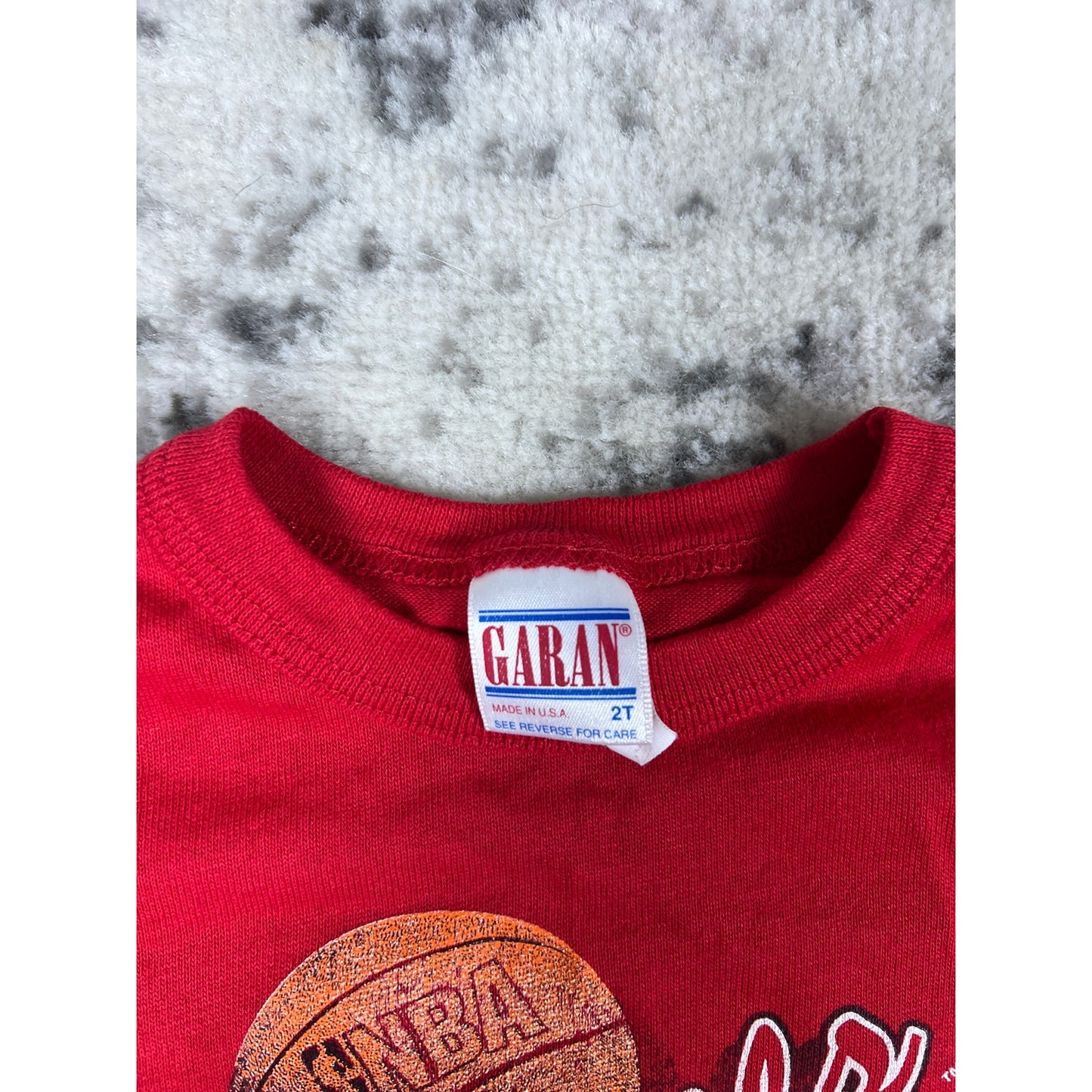 Vintage Chicago Bulls Kids Basketball Shirt - 2T