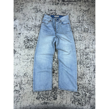 Vintage Levi's Women's Wide Leg Jeans - 28