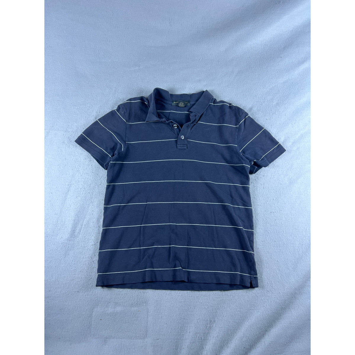 Banana Republic Striped Polo Shirt - M