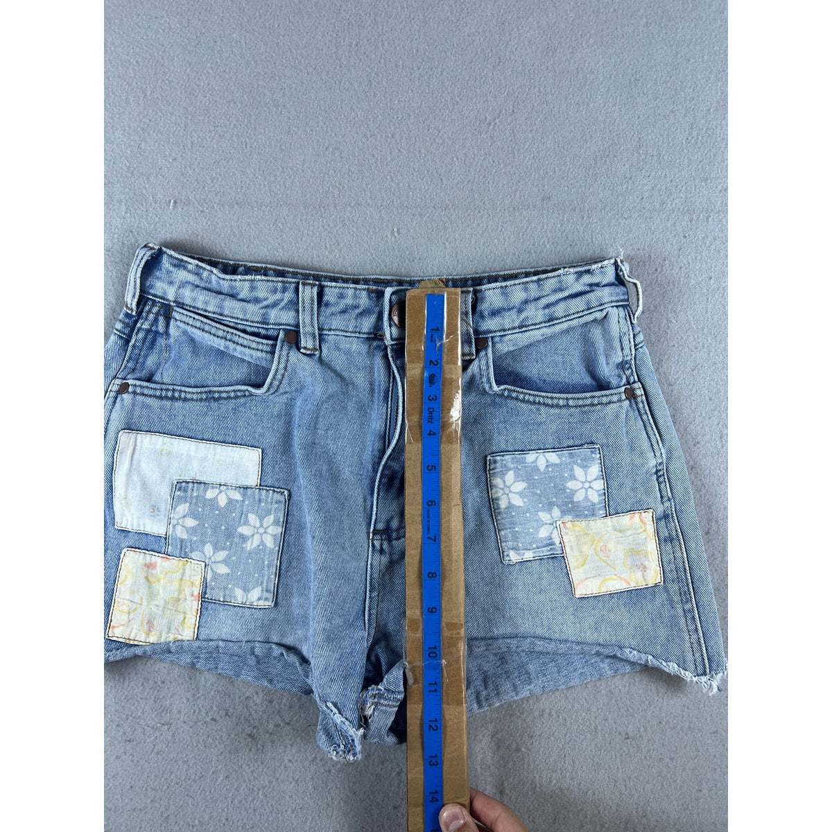 Billabong x Wrangler Patchwork Floral Denim Shorts - 28