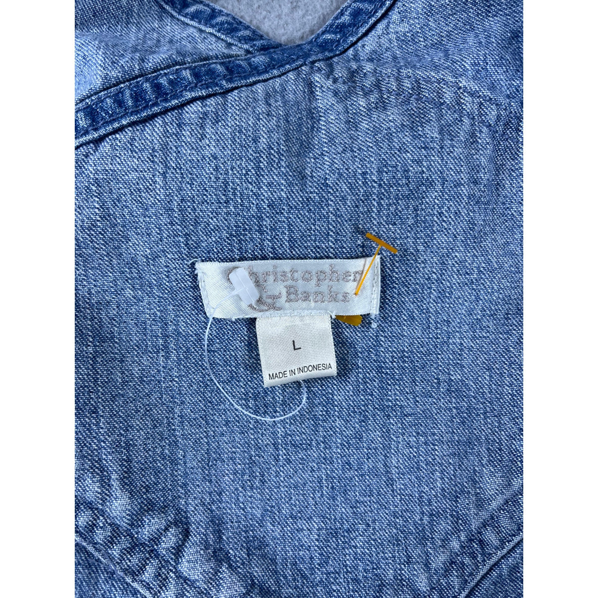 Vintage Christopher & Banks Denim Overalls Womens - L