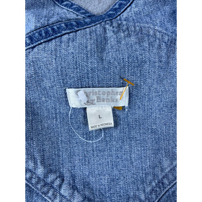 Vintage Christopher & Banks Denim Overalls Womens - L