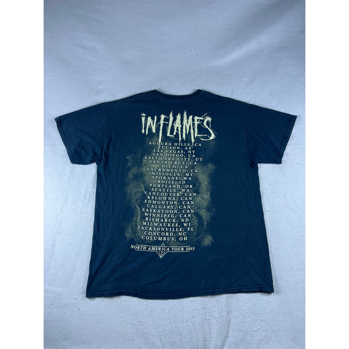 In Flames North America Tour 2015 T-Shirt - XL
