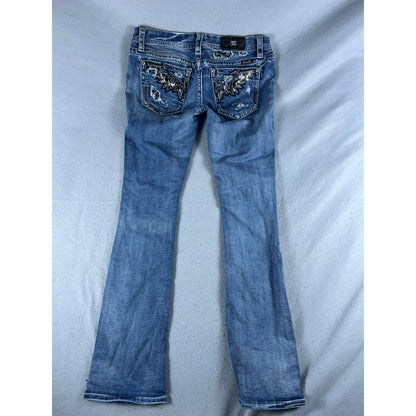 Y2K Miss Me Signature Bootcut Embellished Jeans - 31