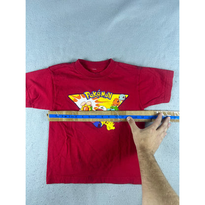 Vintage Pokemon Ash Pikachu Tee - Kids 5 Years
