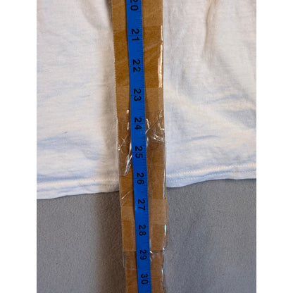 Sherwin Williams T-Shirt Mens L White Crew Neck Cover The Earth Graphics Print