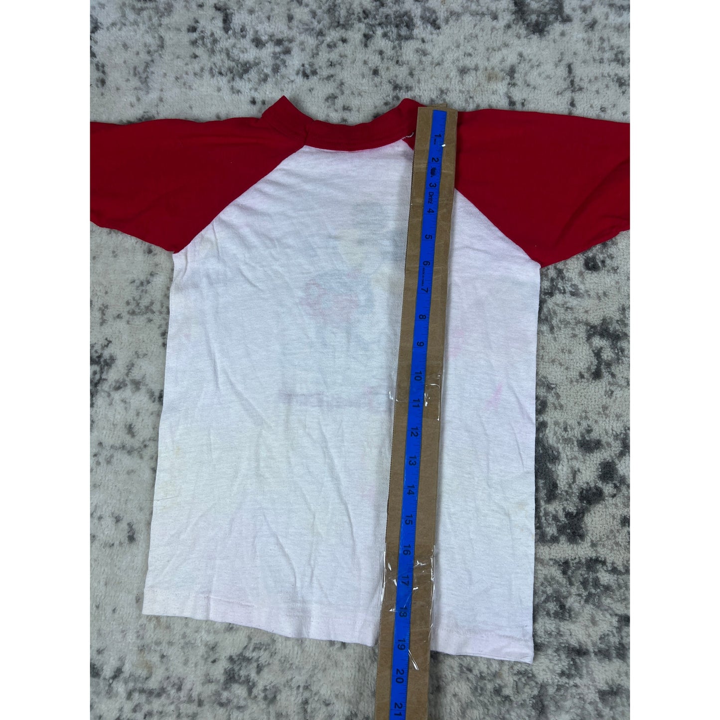 Vintage 80s Mickey Mouse Baseball Cut T Shirt - 10/12Y
