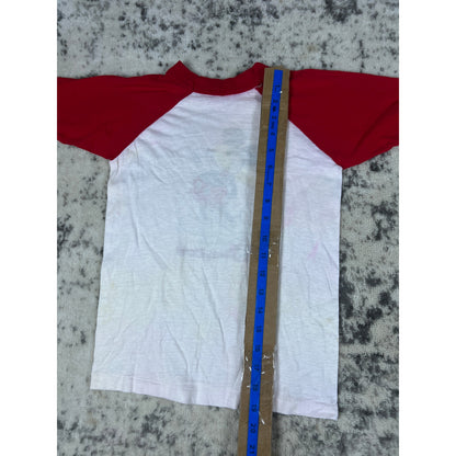 Vintage 80s Mickey Mouse Baseball Cut T Shirt - 10/12Y