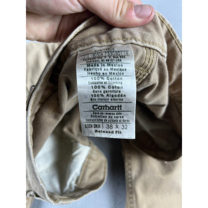 Carhartt Relaxed Fit Straight Twill Dungaree Pants - 38x32