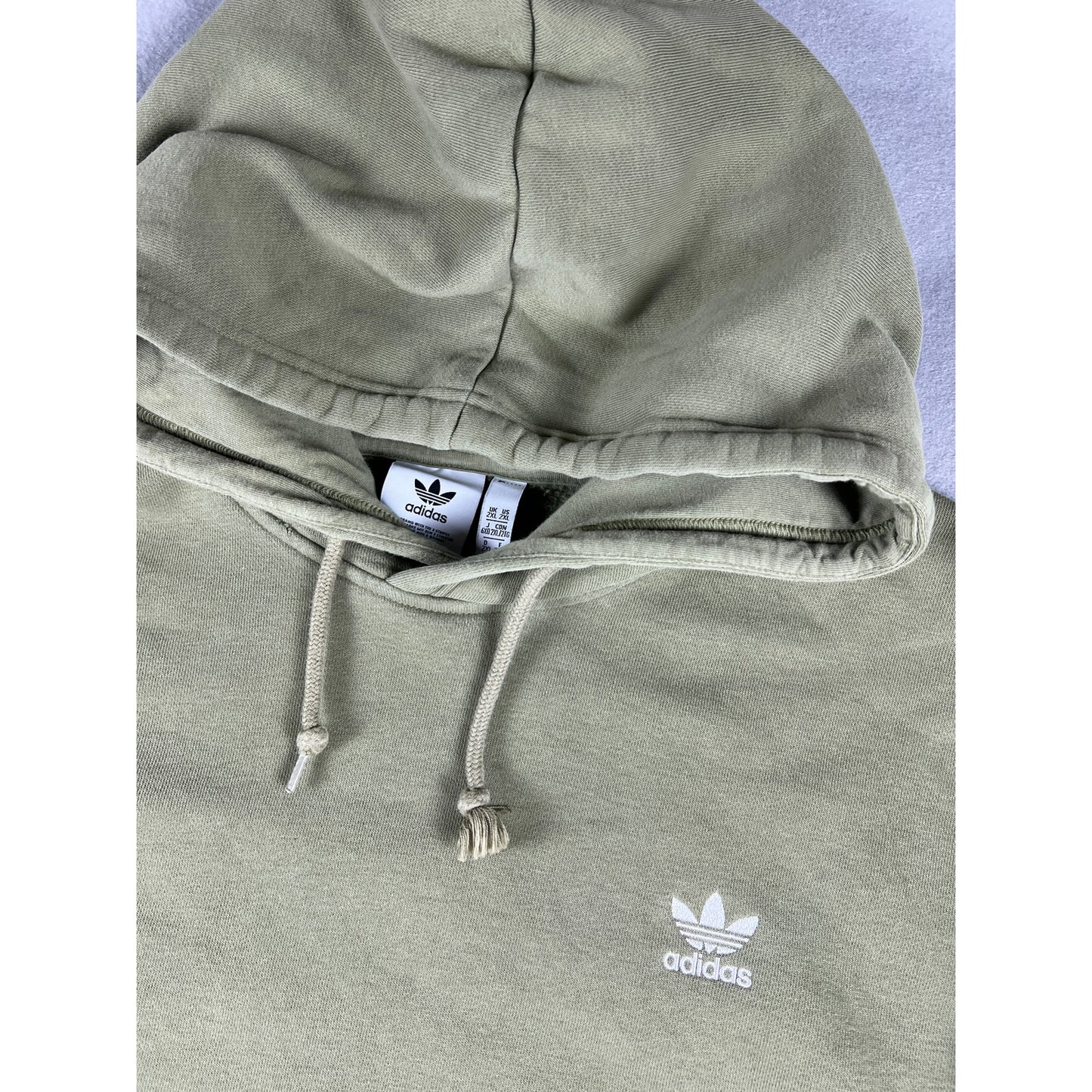 Adidas Military Green Essentials Hoodie - XL