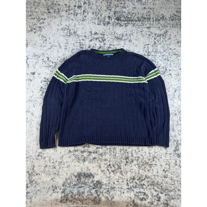 Y2k Navy Extreame Gear Stripped Shirt - L