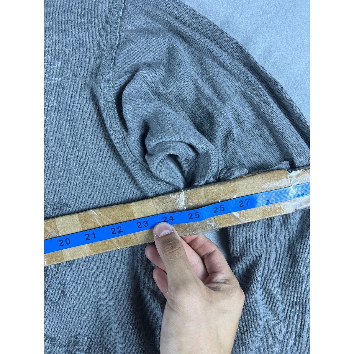 Stranded Y2K Skull Thermal Shirt - XL
