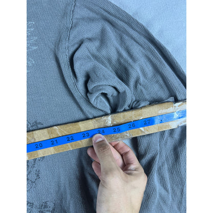 Stranded Y2K Skull Thermal Shirt - XL