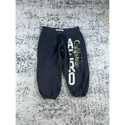 Vintage Aeropostale Sweatpants Adult Medium Black Y2k Baggy Fit